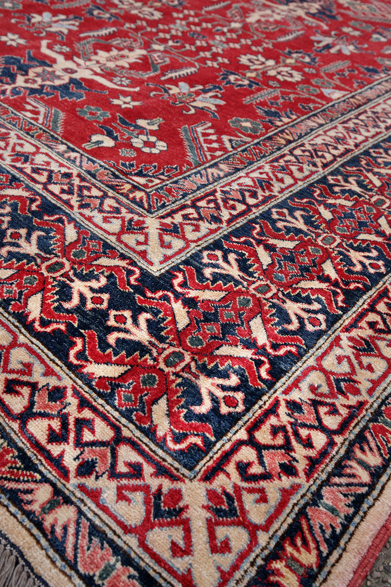 Kazak Orientteppich Afghanistan neu | Allover
