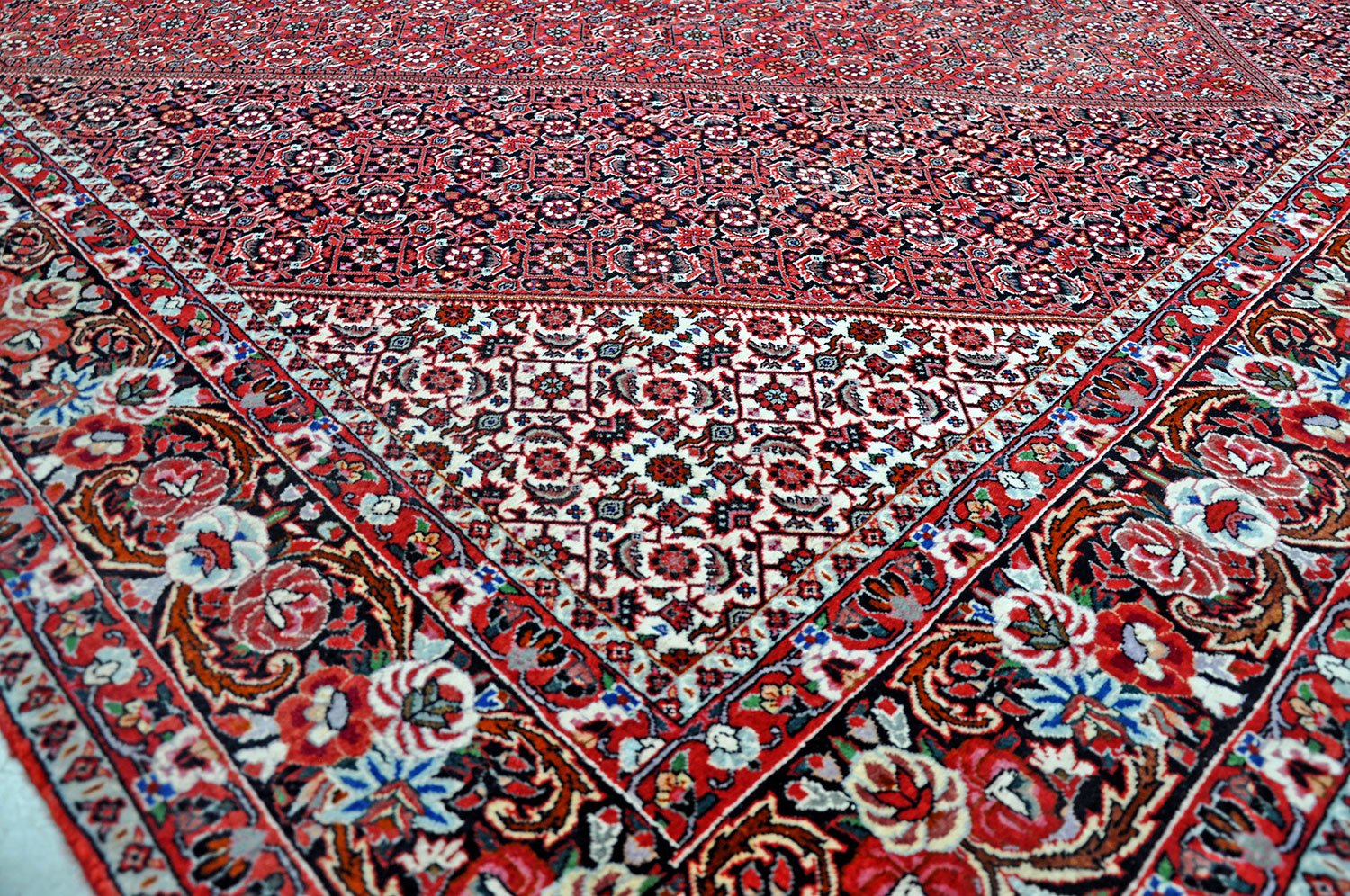 Bidjar Tekab Perserteppich | Herati-Muster