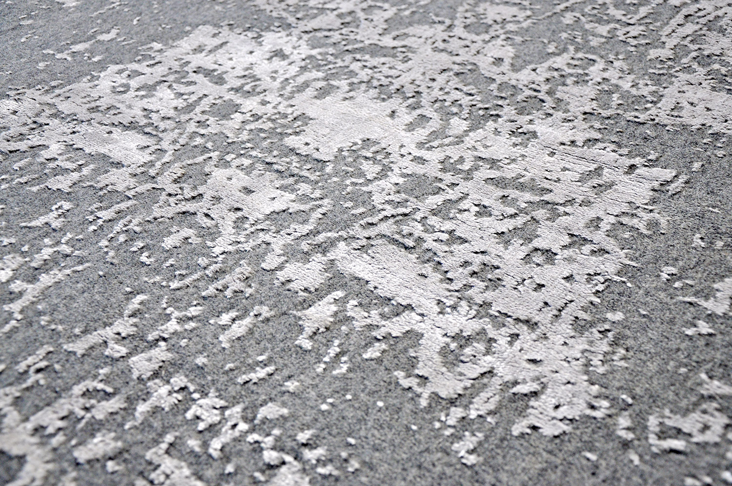 Thomas Handloomteppich Fine | Grey/Silver