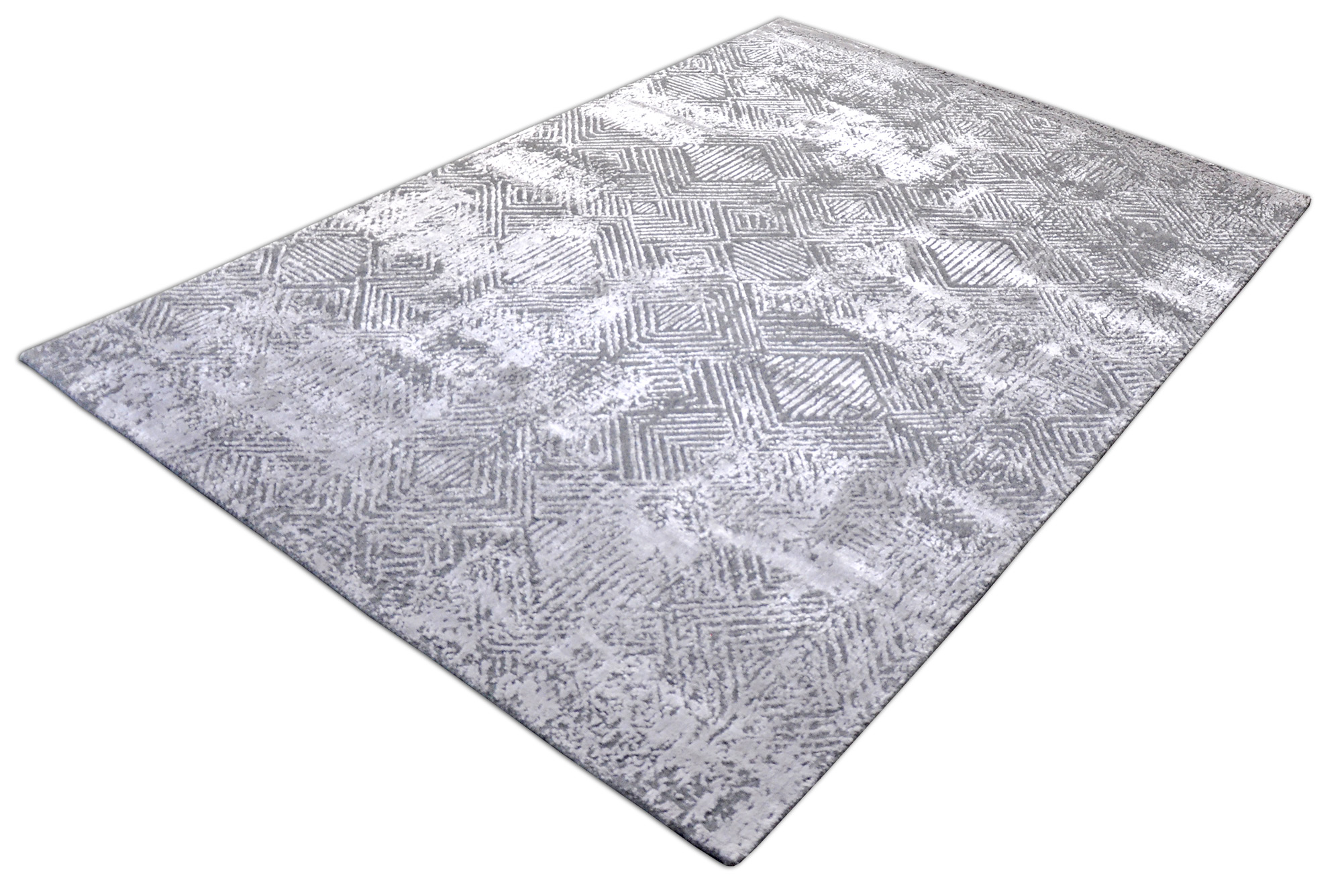 Thomas Handloomteppich Fine | Grey/Silver