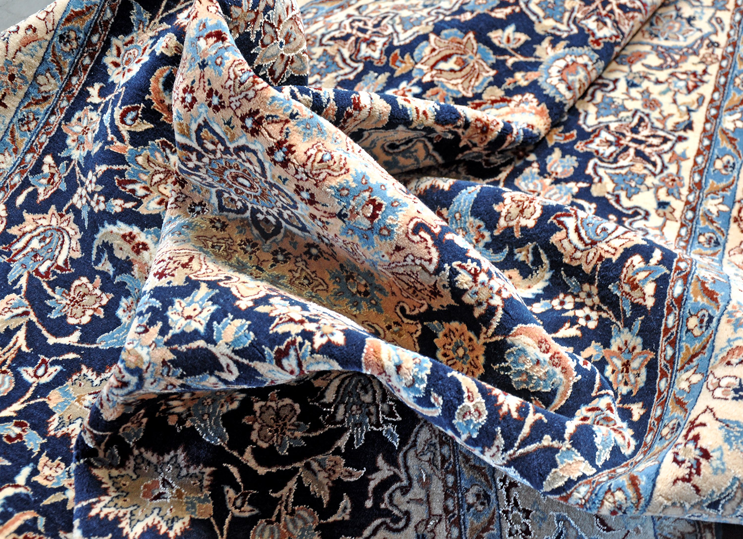 Isfahan Perserteppich neu | Korkwolle