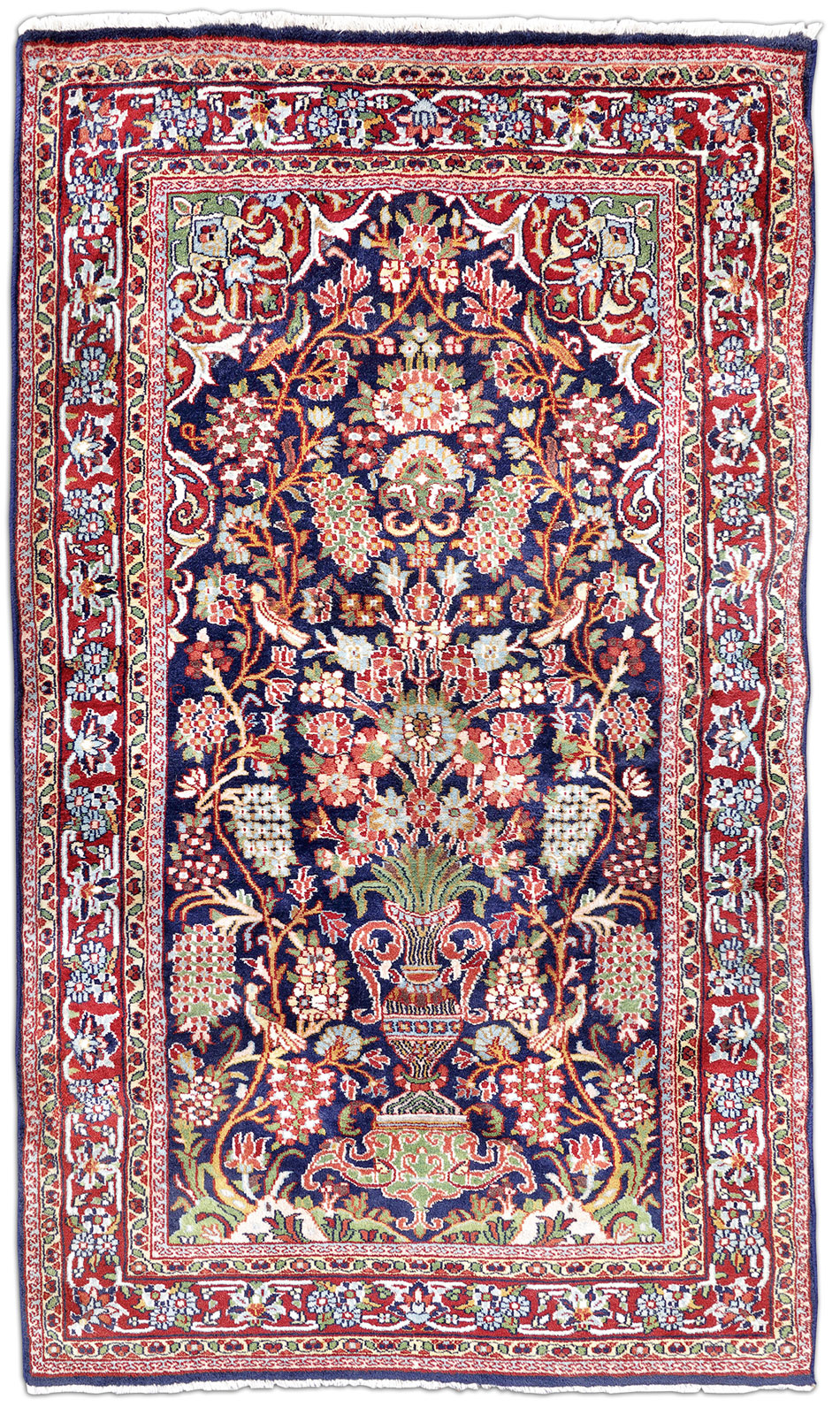 Keshan Orientteppich Pakistan | Vasenmotiv Keshan Orientteppich Pakistan | Vasenmotiv