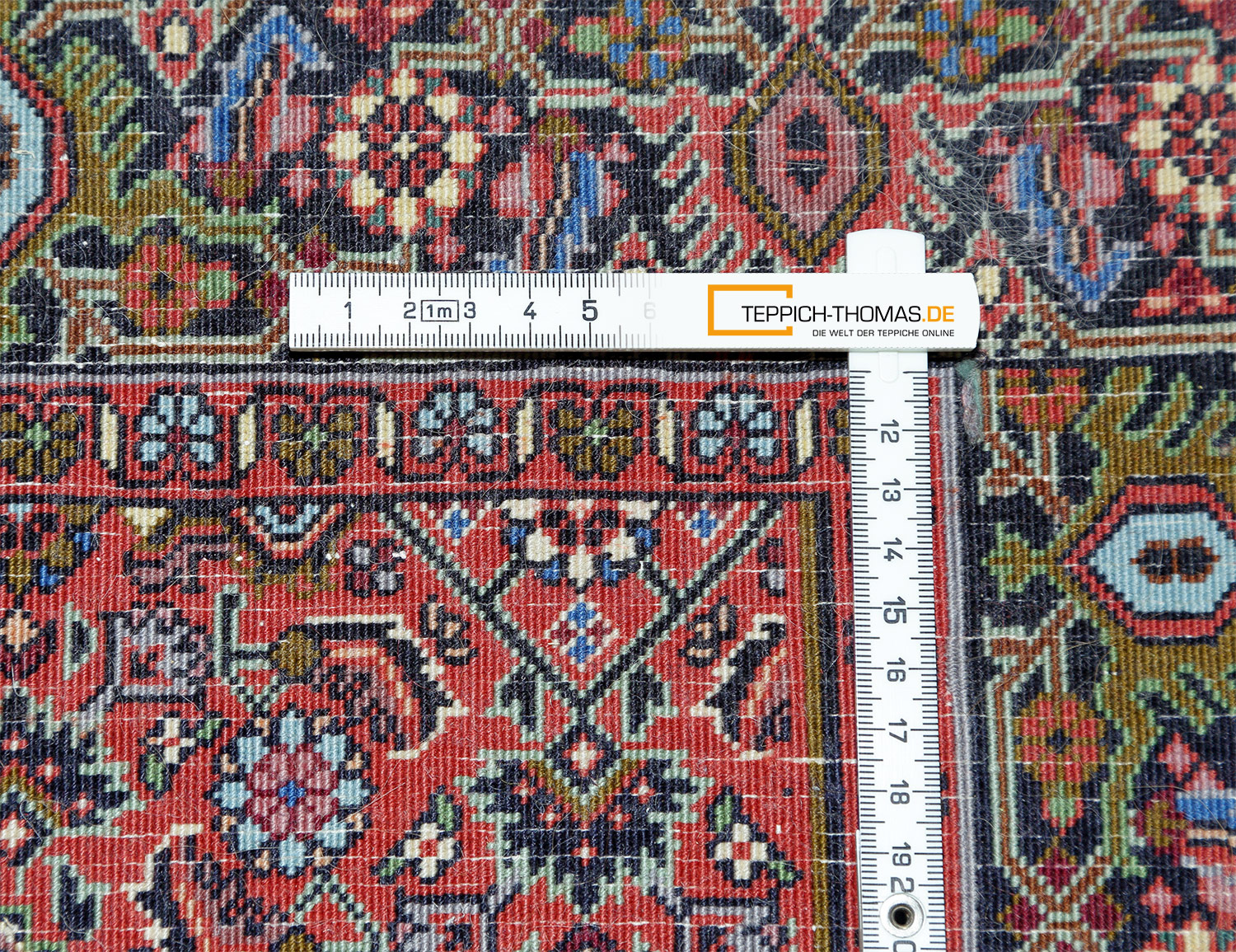 Bidjar Perserteppich Rautemedaillon | Herati-Muster