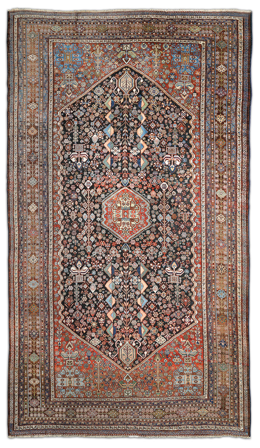 Ghaschghai Perserteppich antik | Medaillon Ghaschghai Perserteppich antik | Medaillon