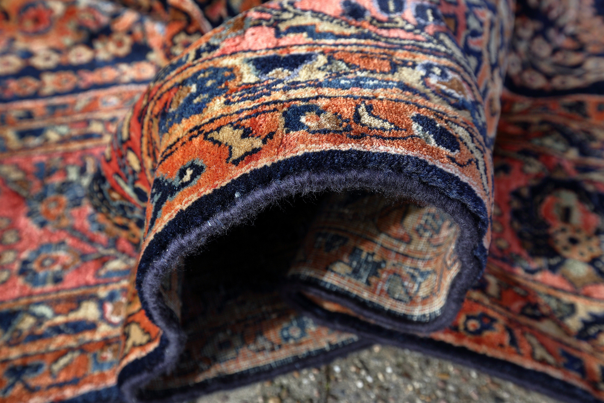 Amerikanischer Sarough Perserteppich antik | Medaillon