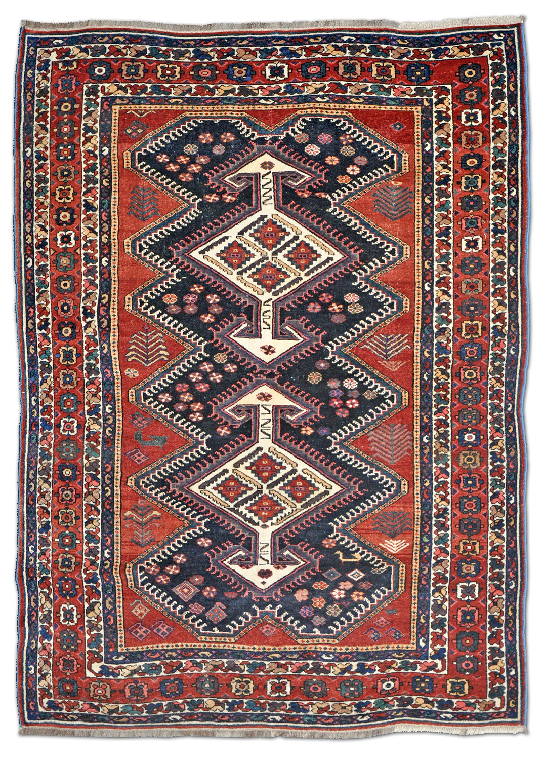 Niriz Perserteppich antik | Medaillon Niriz Perserteppich antik | Medaillon