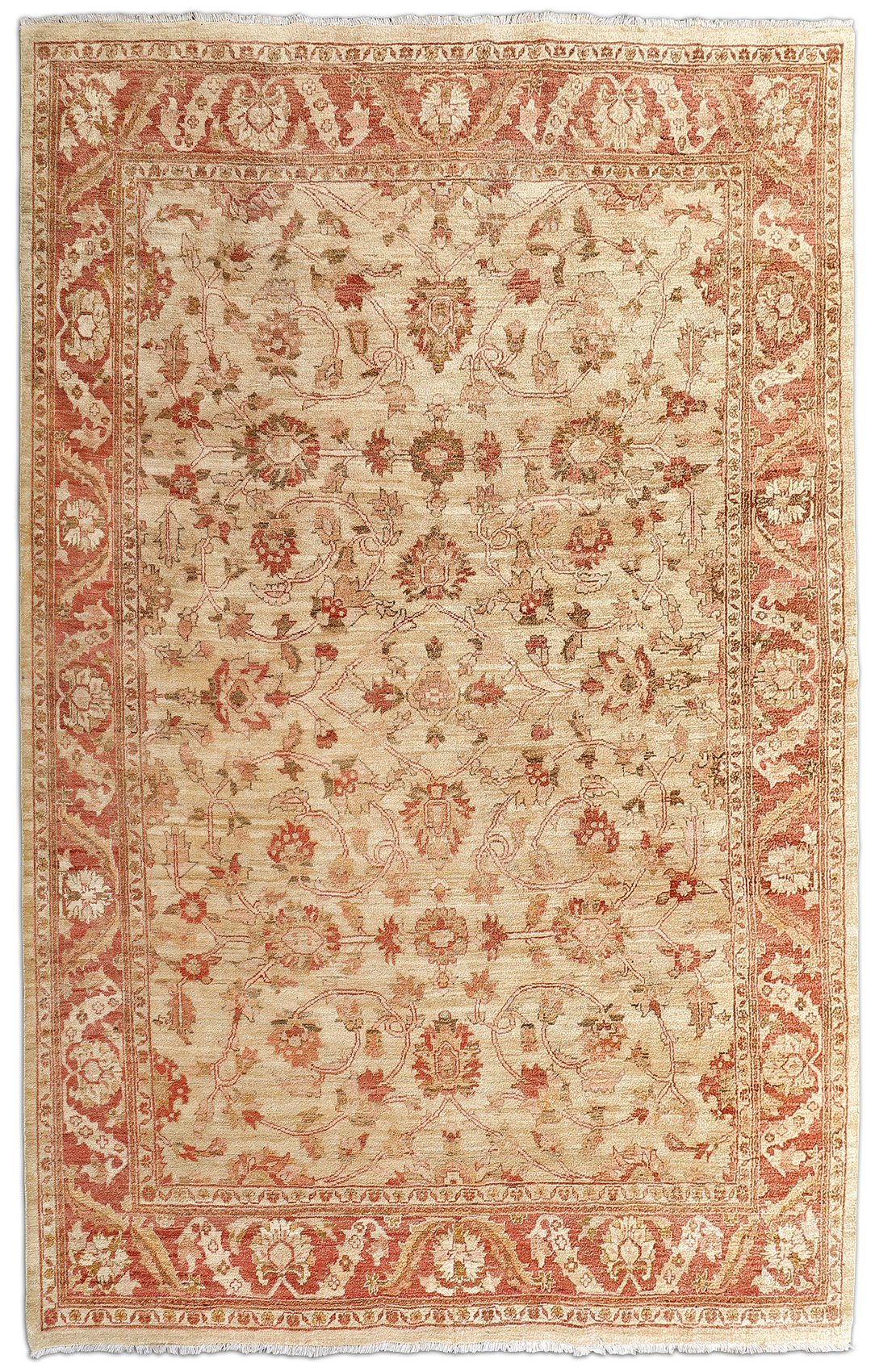 Ziegler Orientteppich neu Pakistan | Mahal-Muster Ziegler Orientteppich neu Pakistan | Mahal-Muster