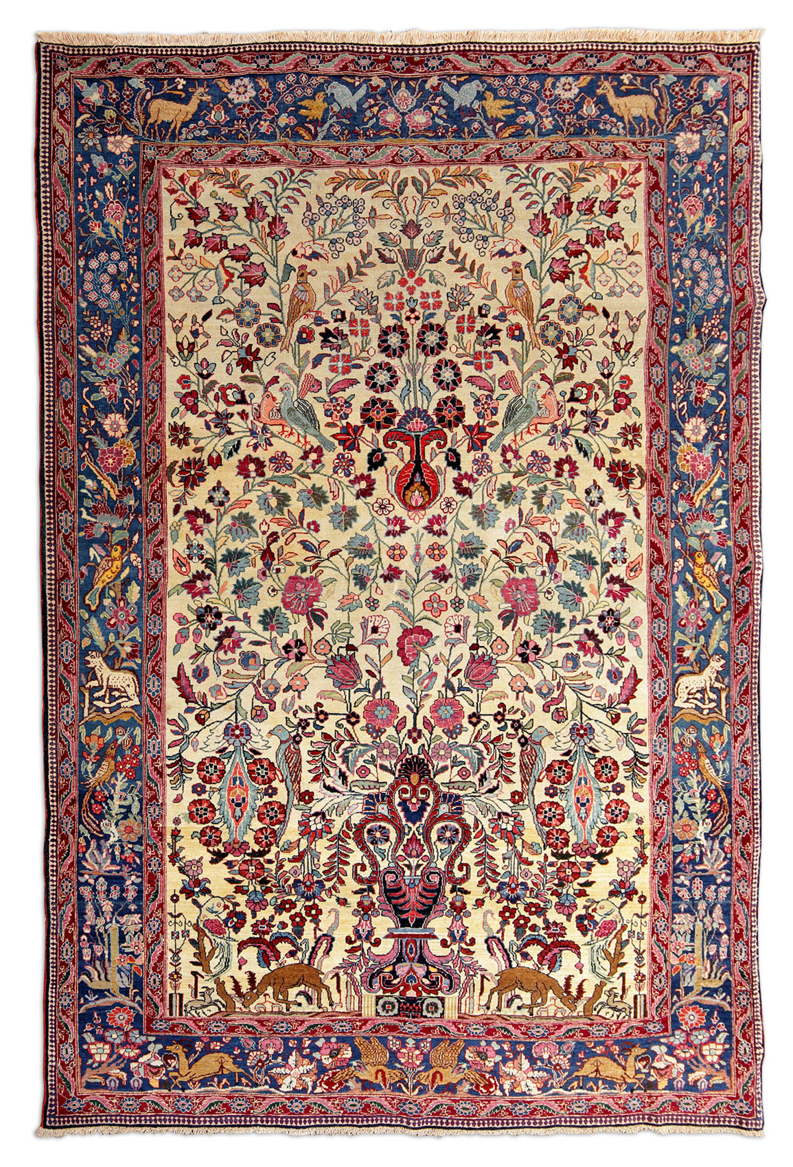 Kork-Keshan Perserteppich alt | Gartenteppich Kork-Keshan Perserteppich alt | Gartenteppich