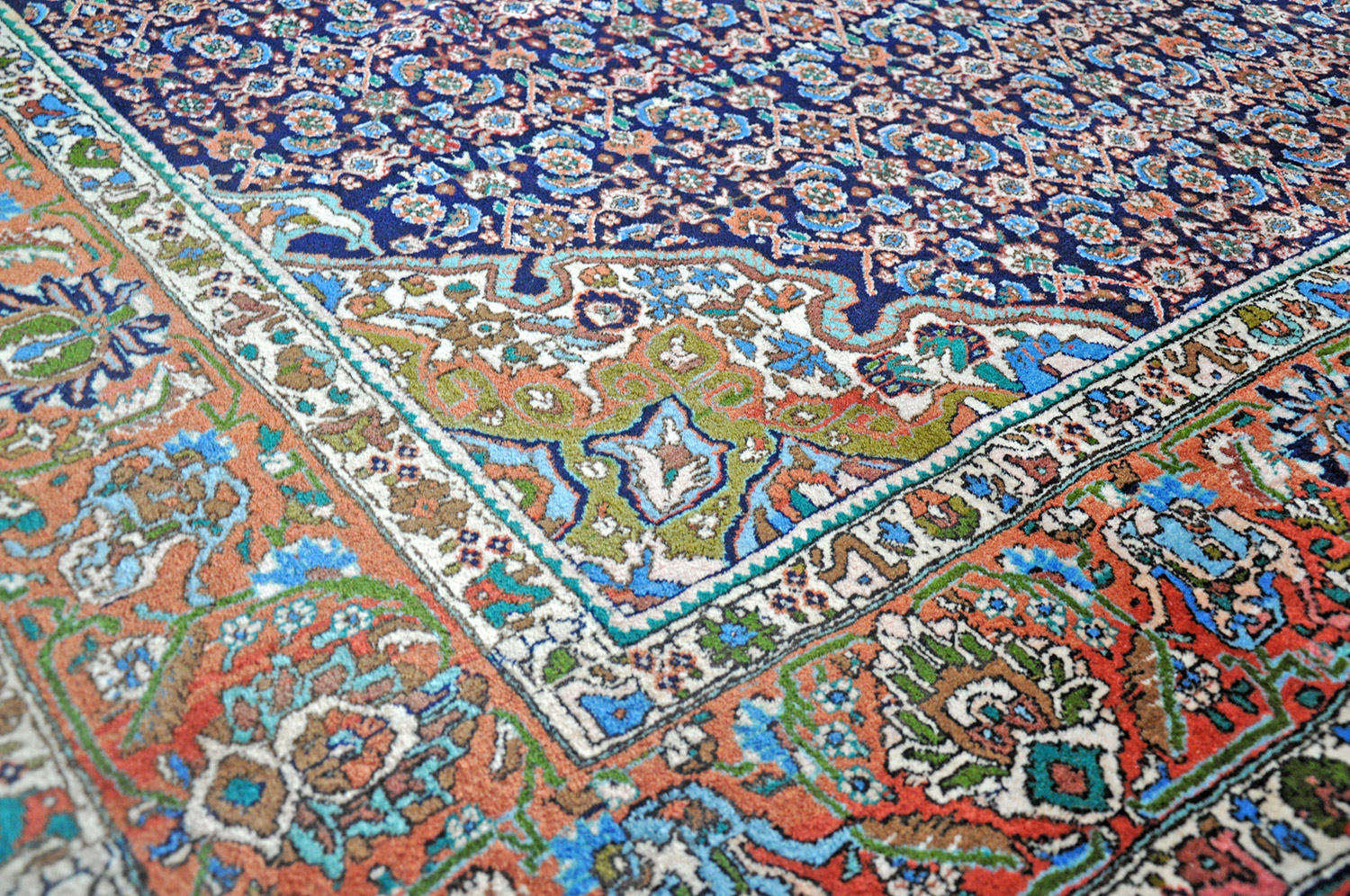 Kurden Bidjar Perserteppich | Herati-Muster