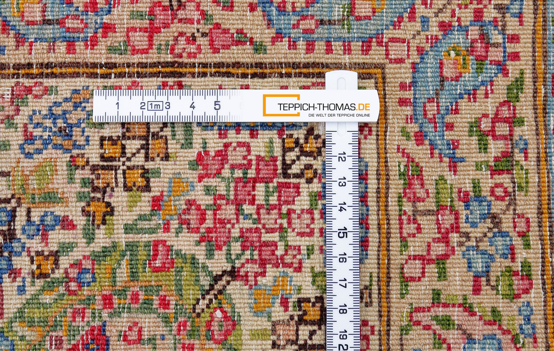 Kerman Raver Perserteppich alt | 90 er