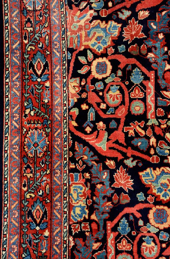 Sarough  Mostofi Perserteppich alt | Westpersien um 1930