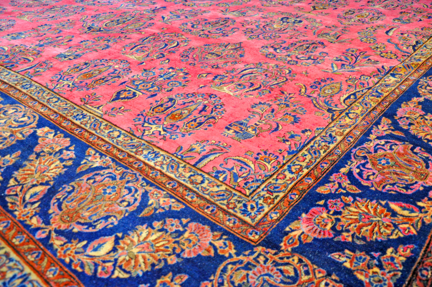 Dhabir Keshan Perserteppich antik | Manchesterwolle