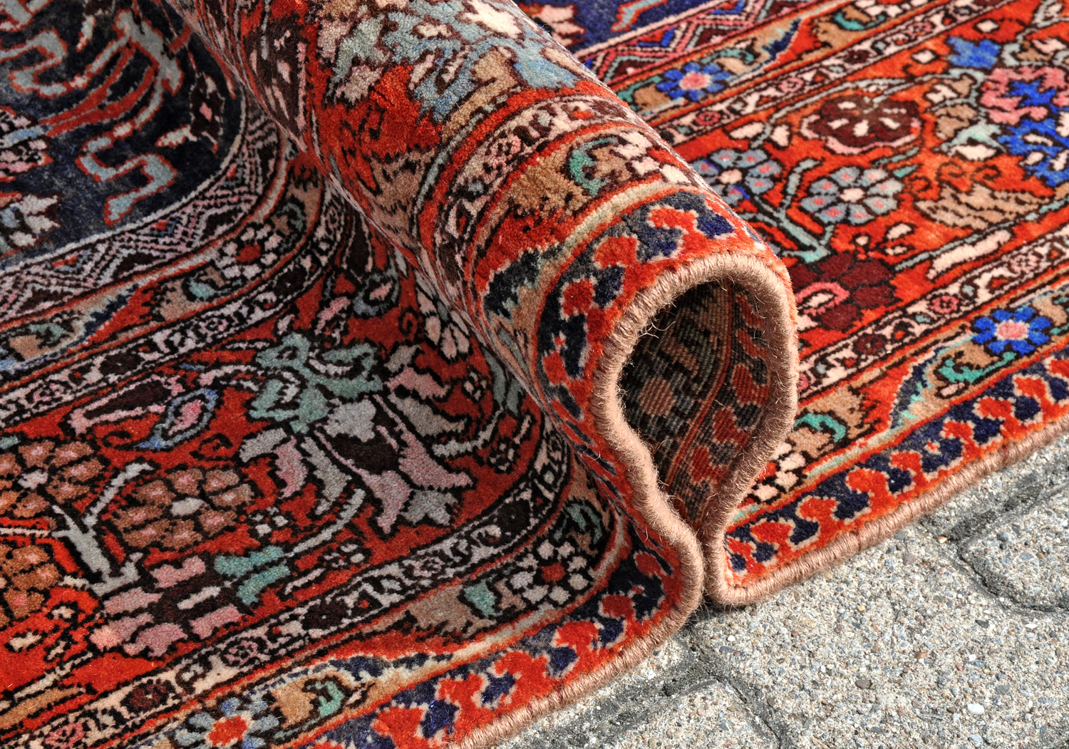 Bidjar Perserteppich Antik | Herati-Muster