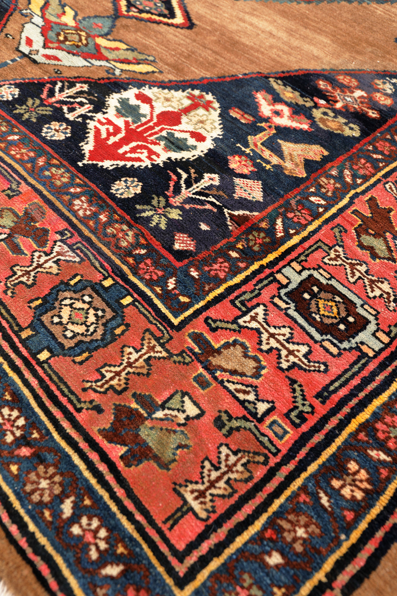 Kurden Bidjar Perserteppich alt | Schurwolle