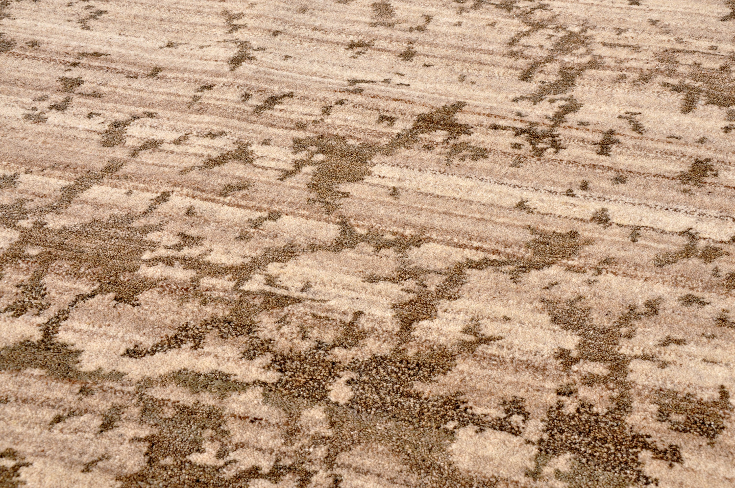 Interliving  Knüpfteppich O-8300 braun | Schurwolle