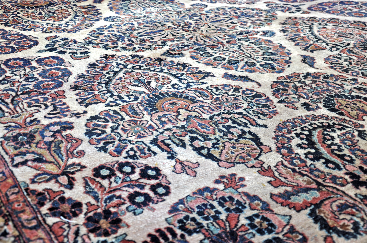 Sarough Perserteppich alt floral | Medaillon