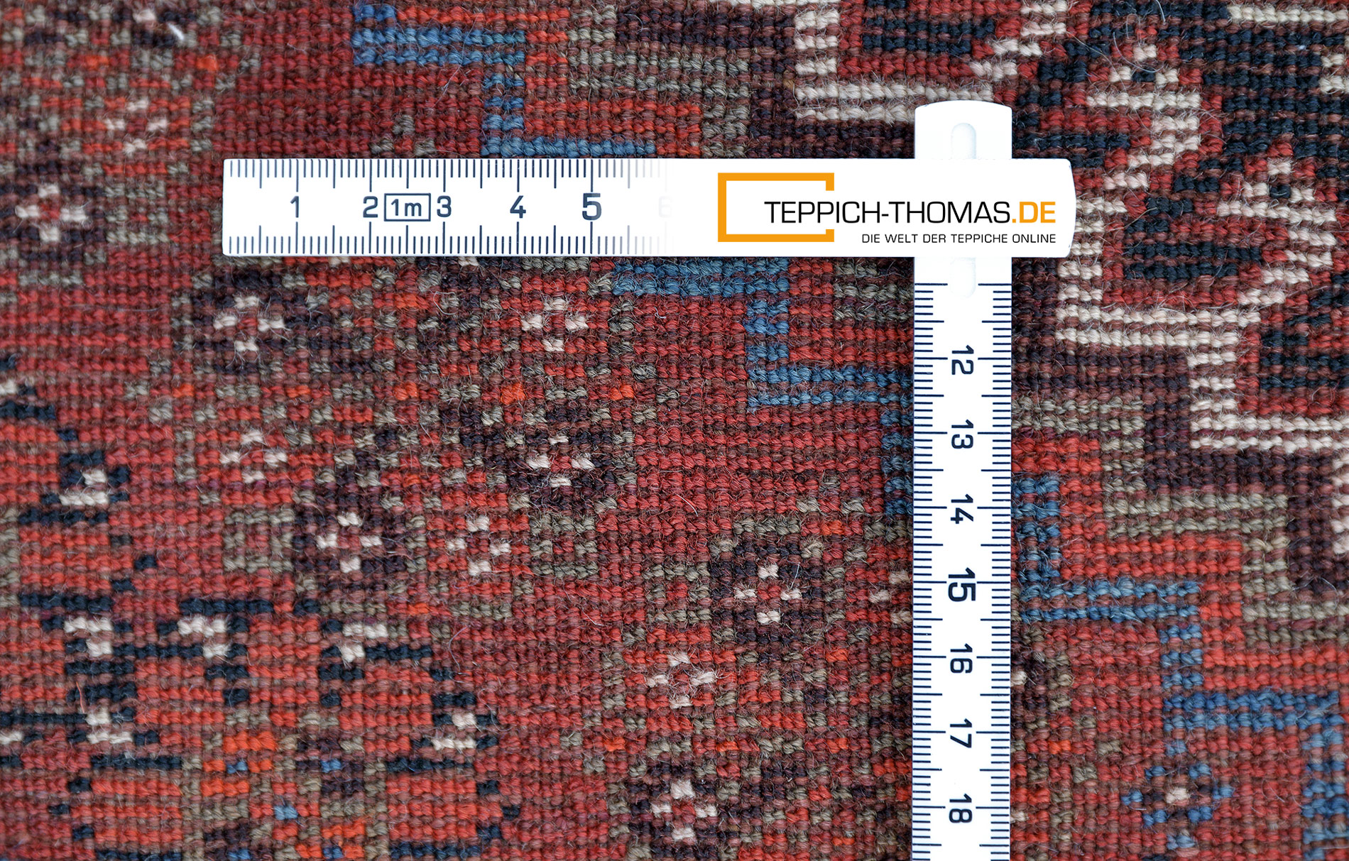 Ghaschghai Perserteppich antik | Rautenmotiv