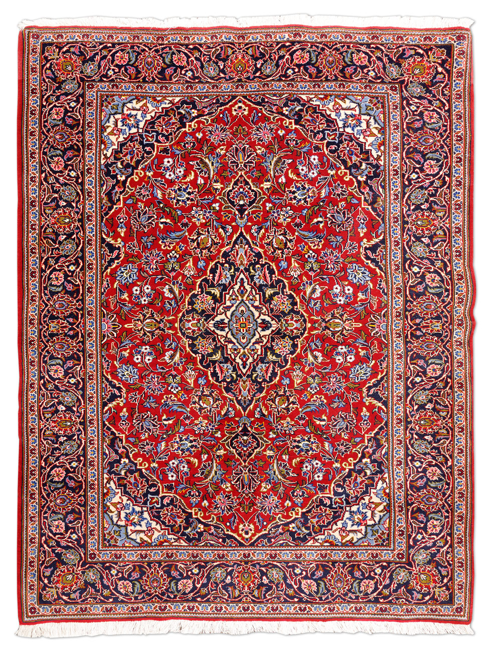 Kork Keshan Perserteppich neu | Medaillon Kork Keshan Perserteppich neu | Medaillon