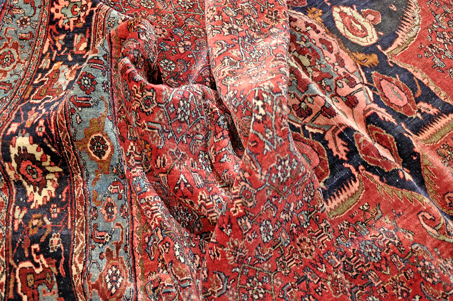 Kurden Bidjar Perserteppich alt | Übermaß