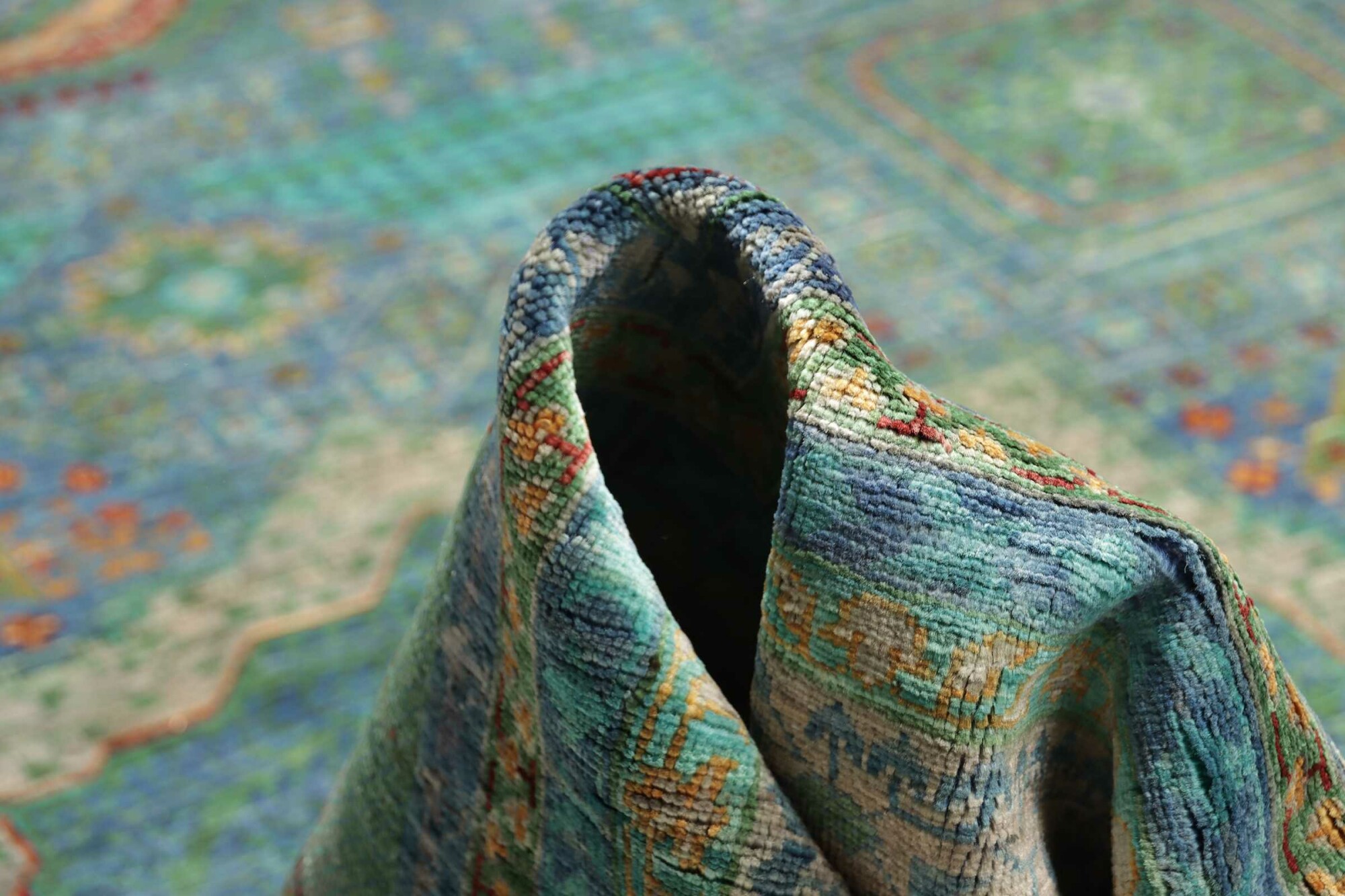 Mamlouk Orientteppich Pakistan | grün