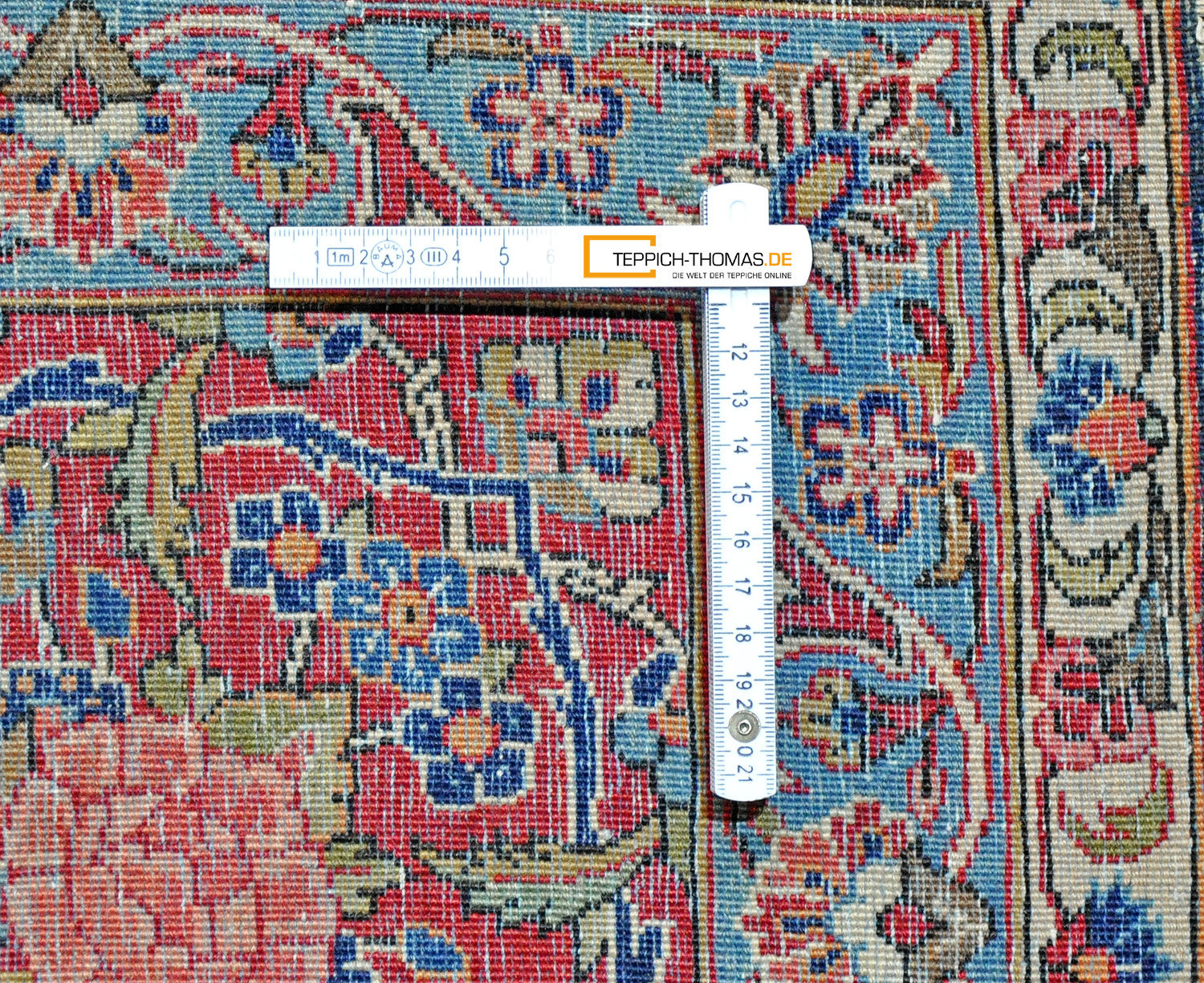 Keshan Kork Perserteppich antik | Medaillon