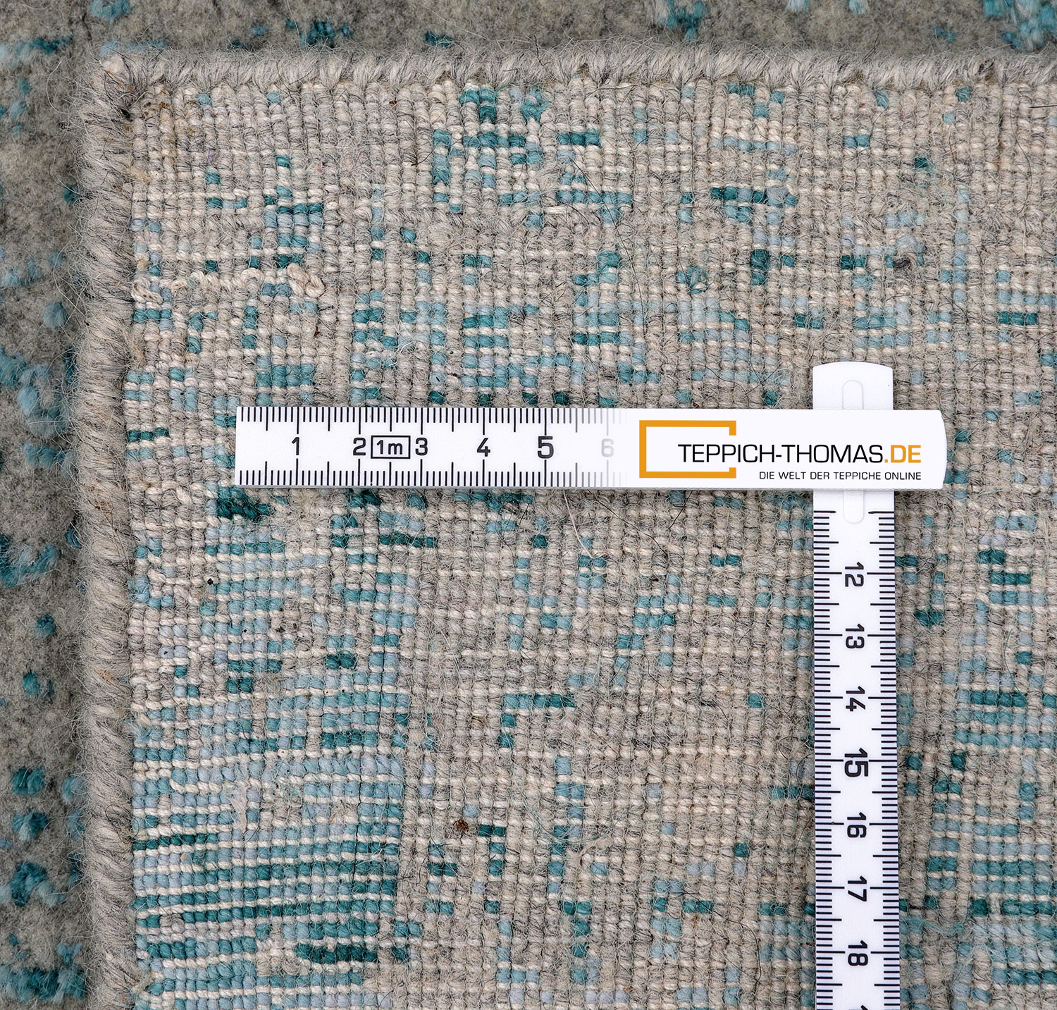 Thomas Teppich Handloom Jaquard Fine | Silver/Blue