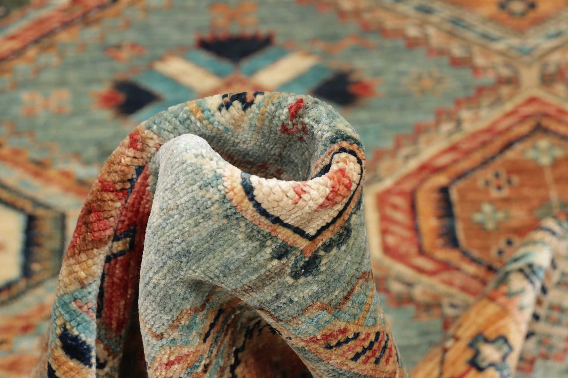 Kazak Royal Orientteppich Pakistan neu | grau