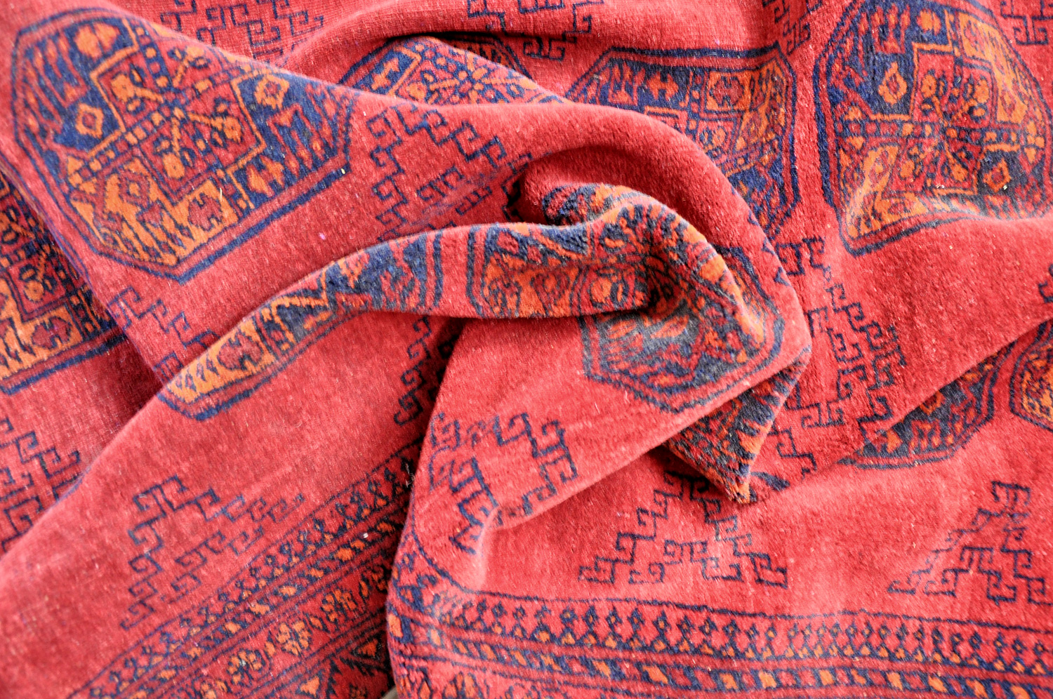 Ersari Orientteppich Turkestan alt | Güllmuster