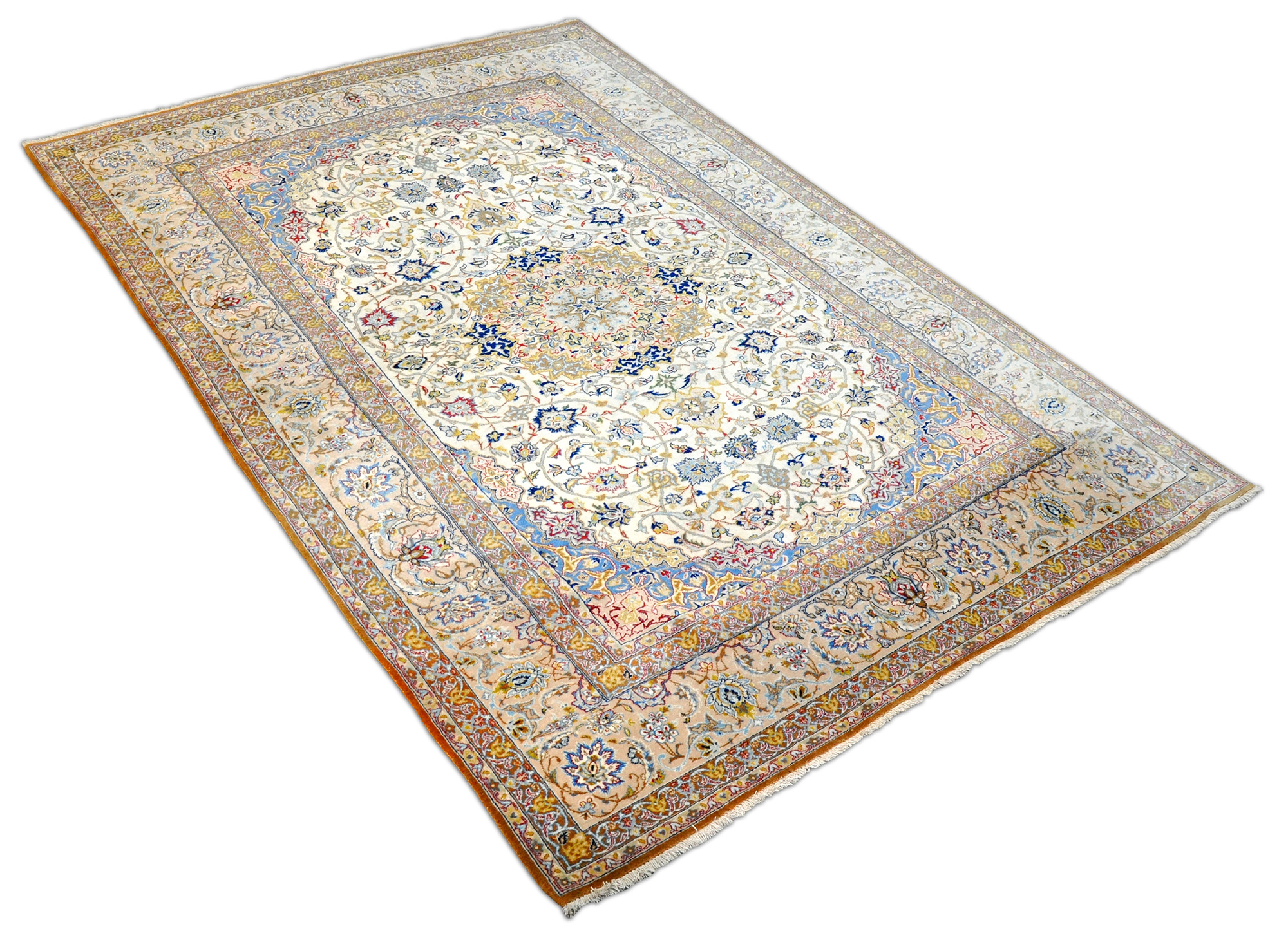 Isfahan Perserteppich neu | Medaillon