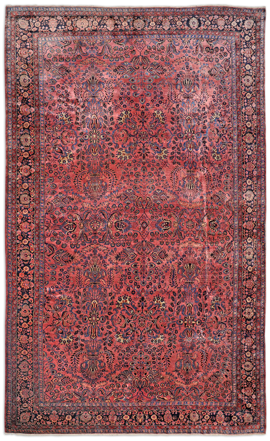 Sarough Mohadjeran Perserteppich alt | Übermaß Sarough Mohadjeran Perserteppich alt | Übermaß