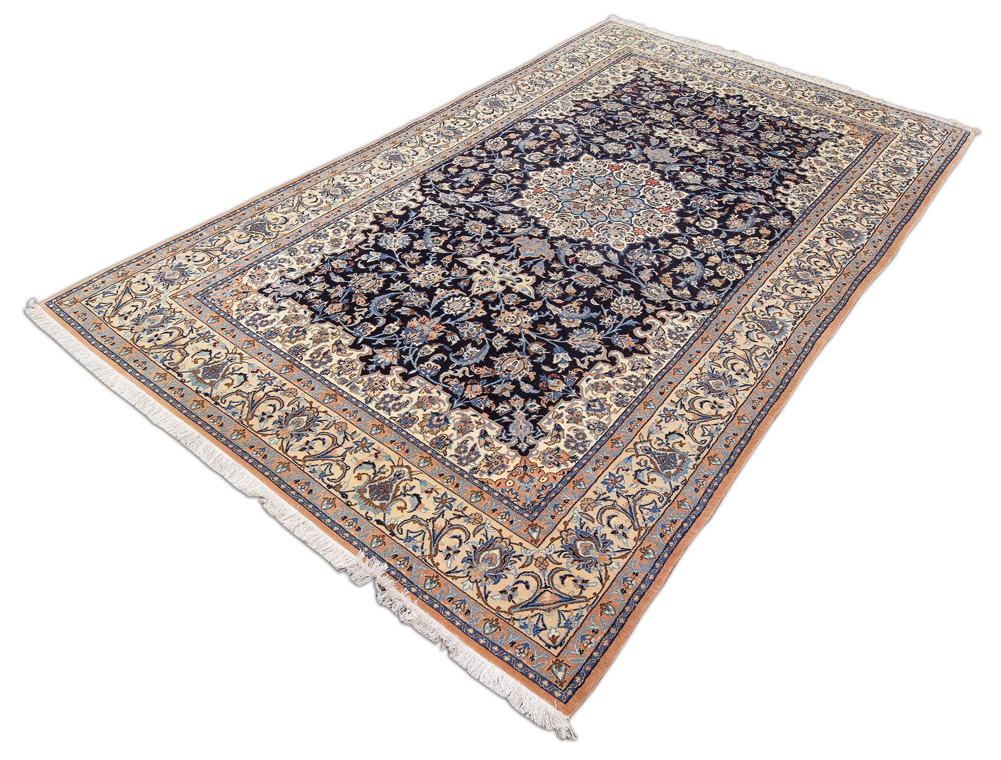 Nain Perserteppich 9 La neu | Medaillon Nain Perserteppich 9 La neu | Medaillon