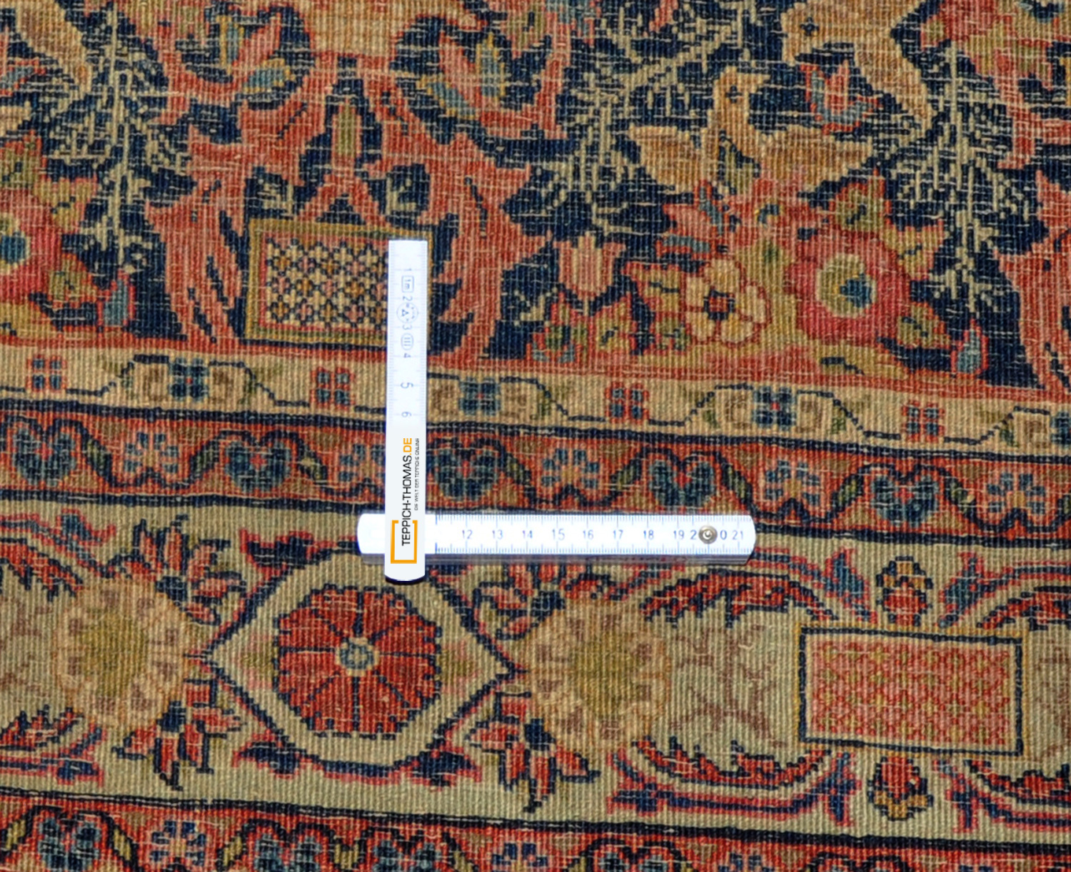 Bidjar Perserteppich alt | floral