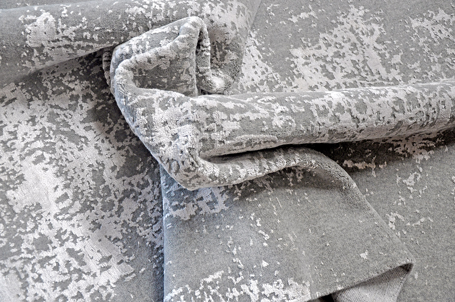 Thomas Handloomteppich Fine | Grey/Silver