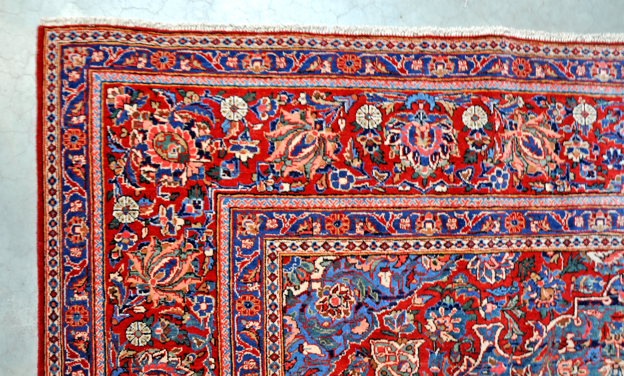 Keshan Kork Perserteppich alt | Wolle