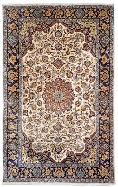 Isfahan Orientteppich Pakistan | Medaillonteppich