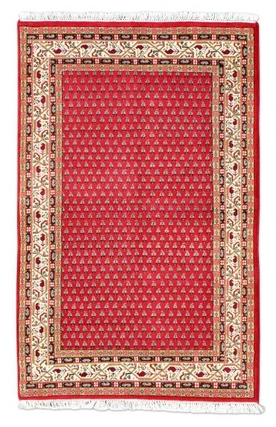 Mir Teppich Indien rot | Schurwolle